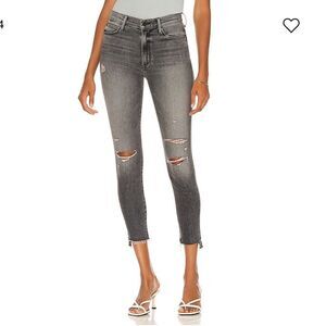 MOTHER THE STUNNER ZIP ANKLE STEP FRAY